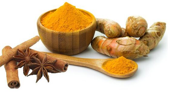 Användbara kryddor för inflammation i bukspottkörteln - gurkmeja och kanel
